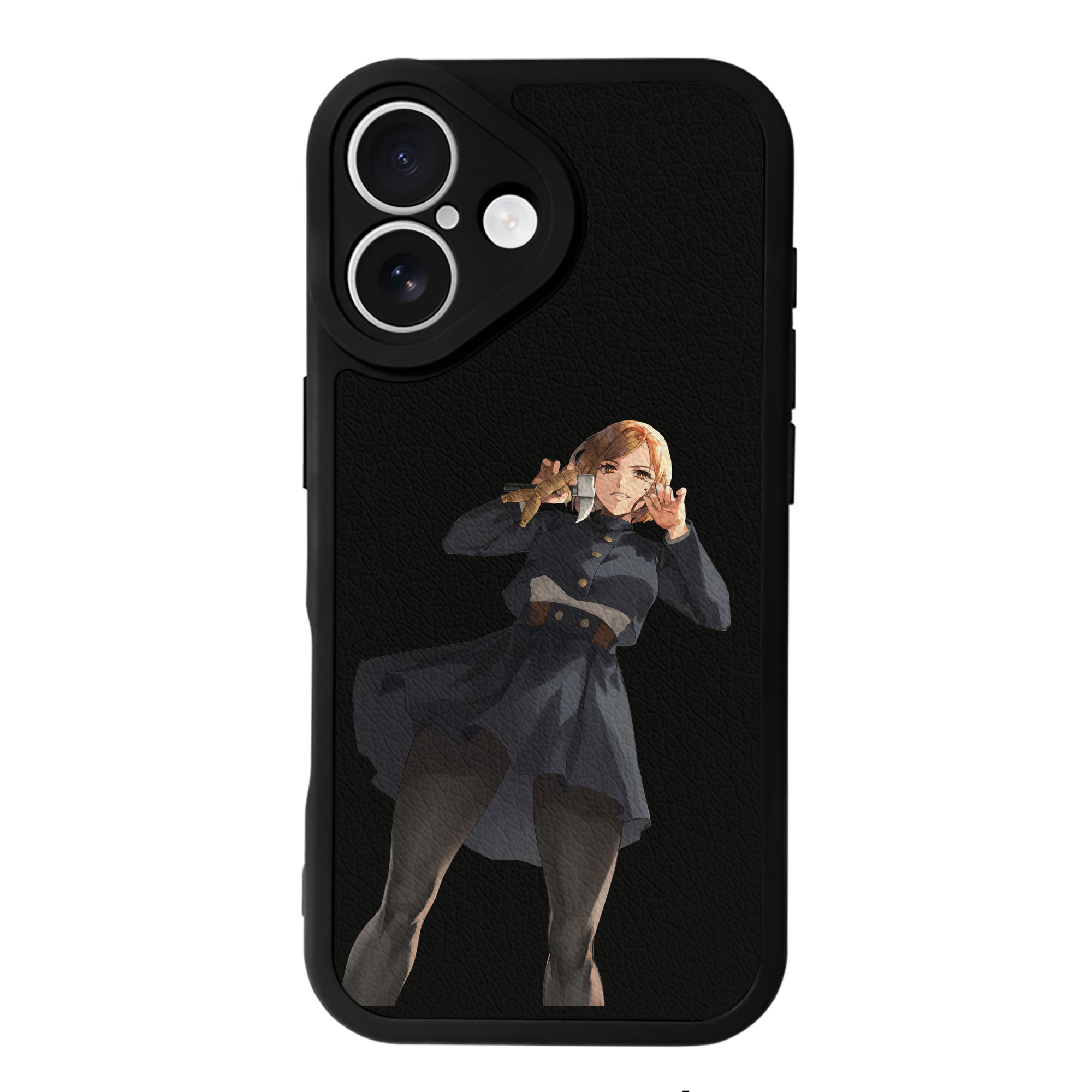 （画像用） 呪術廻戦 Jujutsu Kaisen 【iPhone 16シリーズ対応】シリコンスマホケース（レザー調） 材質：シリコン